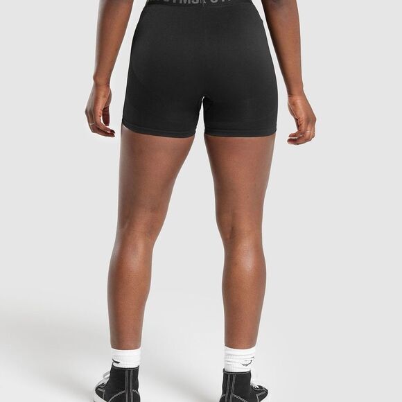 Gymshark Women's Flex Shorts Size XS in Black/Charcoal Grey NWT in Package - Picture 3 of 16